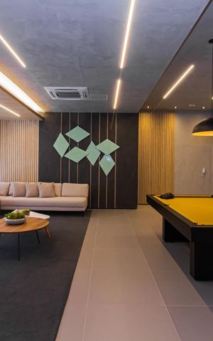 Apartamento à venda com 64m², 2 quartos e 1 vaga Apartamento à venda com 64m², 2 quartos e 1 vagaSala de Jogos