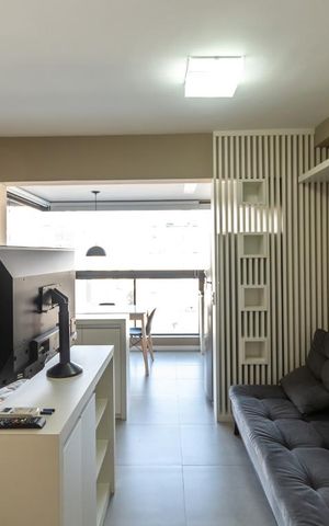 Studio à venda com 30m², 1 quarto e 1 vagaStudio