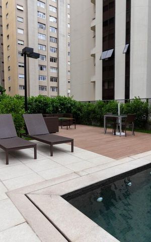 Studio à venda com 30m², 1 quarto e 1 vagaÁrea comum