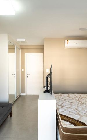 Studio à venda com 30m², 1 quarto e 1 vagaStudio