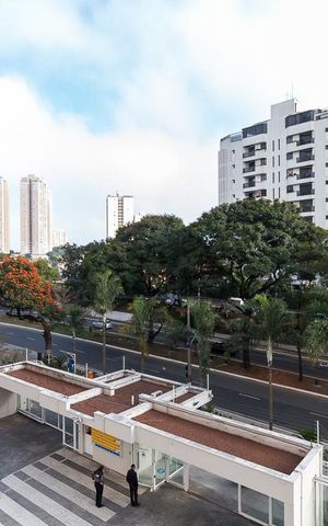 Apartamento para alugar com 129m², 3 quartos e 3 vagasVista quarto 1 suíte