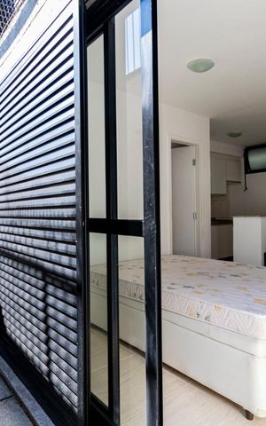 Apartamento para alugar com 35m², 1 quarto e sem vagaVaranda