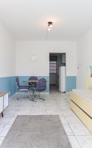 Studio à venda com 40m², 1 quarto e sem vagaQuarto