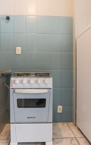 Studio à venda com 40m², 1 quarto e sem vagaCozinha