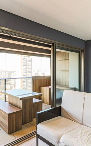 Studio para alugar com 42m², 1 quarto e 1 vaga Studio para alugar com 42m², 1 quarto e 1 vagaStudio