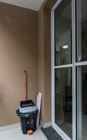 Studio para alugar com 27m², 1 quarto e sem vagaVaranda e Área de serviço