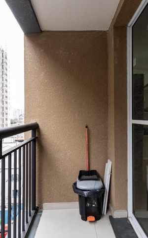 Studio para alugar com 27m², 1 quarto e sem vagaVaranda e Área de serviço