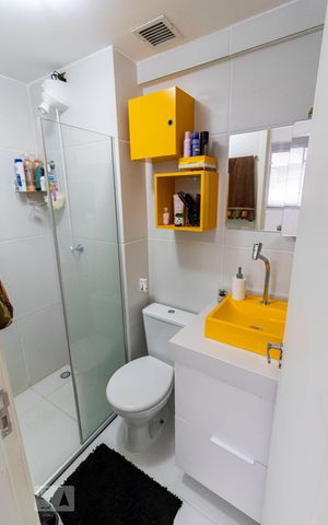 Studio para alugar com 27m², 1 quarto e sem vagaBanheiro