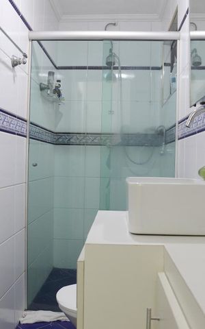 Apartamento à venda com 88m², 3 quartos e 2 vagasBanheiro do Corredor