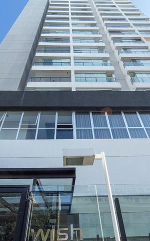 Apartamento para alugar com 37m², 1 quarto e 1 vaga Apartamento para alugar com 37m², 1 quarto e 1 vagaFachada