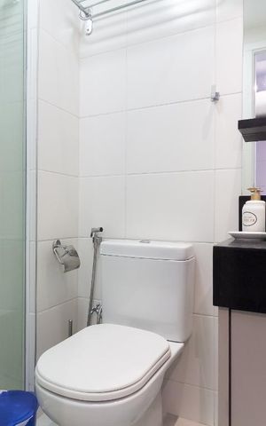 Apartamento para alugar com 37m², 1 quarto e 1 vaga Apartamento para alugar com 37m², 1 quarto e 1 vagaBanheiro
