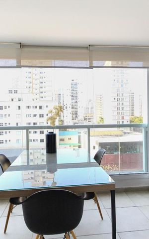 Apartamento para alugar com 37m², 1 quarto e 1 vaga Apartamento para alugar com 37m², 1 quarto e 1 vagavaranda