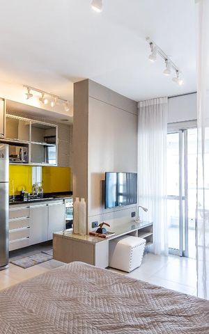 Apartamento para alugar com 37m², 1 quarto e 1 vaga Apartamento para alugar com 37m², 1 quarto e 1 vagaStudio