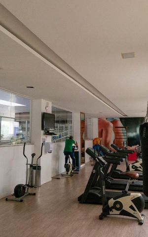 Apartamento para alugar com 42m², 1 quarto e 1 vaga Apartamento para alugar com 42m², 1 quarto e 1 vagaÁrea comum - Academia