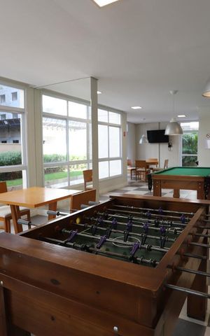 Apartamento à venda com 77m², 2 quartos e 2 vagasSalão de jogos