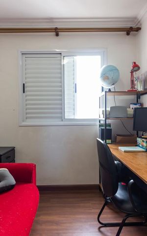 Apartamento à venda com 80m², 3 quartos e 2 vagasQuarto 2