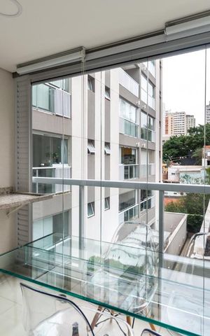 Studio para alugar com 31m², 1 quarto e 1 vagaVaranda
