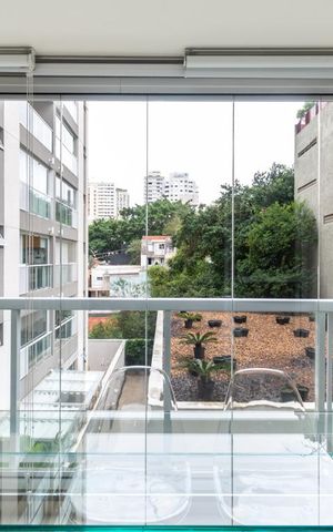 Studio para alugar com 31m², 1 quarto e 1 vagaVaranda