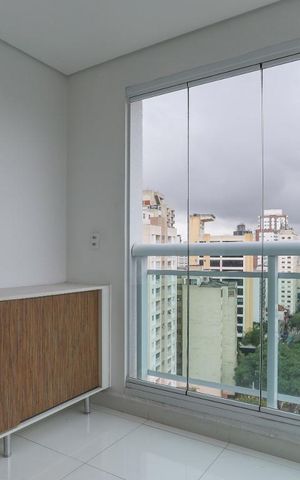 Apartamento à venda com 54m², 1 quarto e 1 vagaVaranda