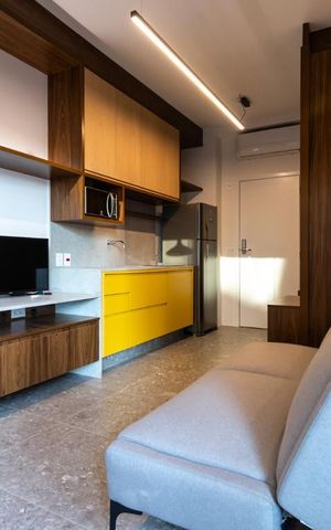 Studio à venda com 34m², 1 quarto e sem vagaStudio