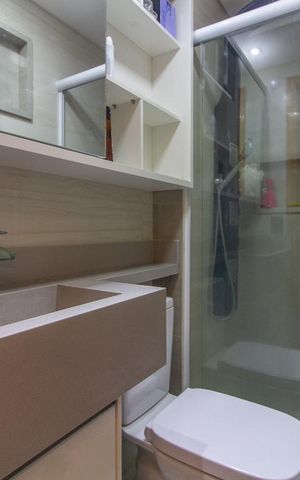 Apartamento para alugar com 60m², 2 quartos e 1 vaga Apartamento para alugar com 60m², 2 quartos e 1 vagaBanheiro Suíte Quarto 2