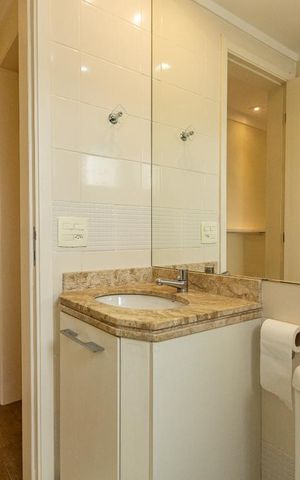 Apartamento para alugar com 48m², 2 quartos e 1 vaga Apartamento para alugar com 48m², 2 quartos e 1 vagaBanheiro