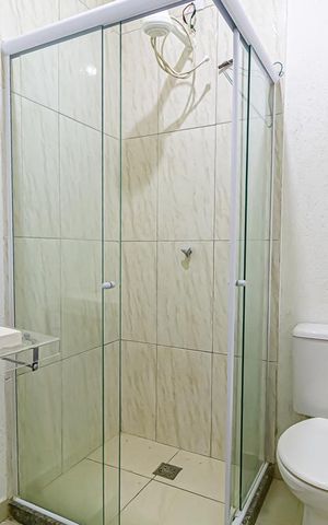 Casa de condomínio para alugar com 208m², 4 quartos e 1 vaga Casa de condomínio para alugar com 208m², 4 quartos e 1 vagaBanheiro da Suíte 3