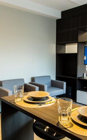 Studio à venda com 44m², 1 quarto e 1 vagaCozinha