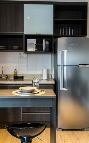 Studio à venda com 44m², 1 quarto e 1 vagaCozinha