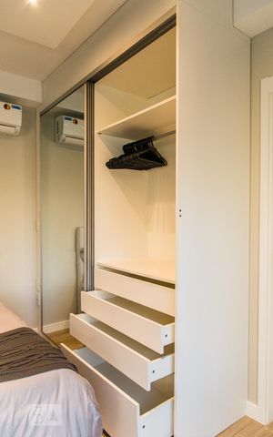 Studio à venda com 44m², 1 quarto e 1 vagaDormitório - Armário