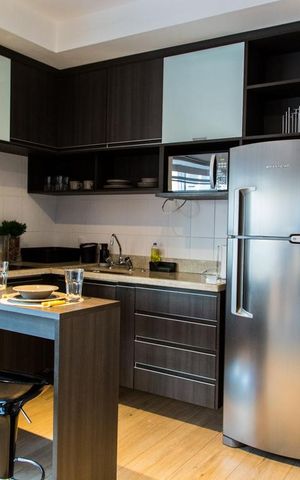 Studio à venda com 44m², 1 quarto e 1 vagaCozinha