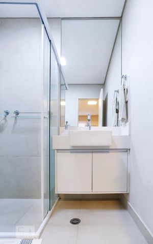 Apartamento à venda com 43m², 1 quarto e sem vagaBanheiro da Suíte