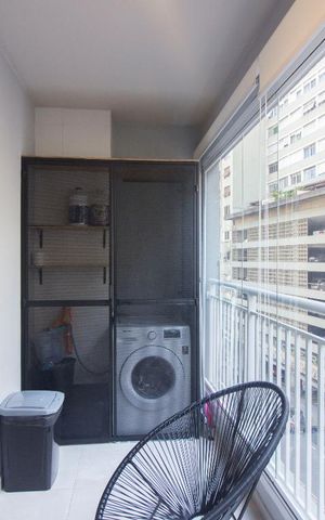 Studio para alugar com 42m², 1 quarto e sem vagaVaranda