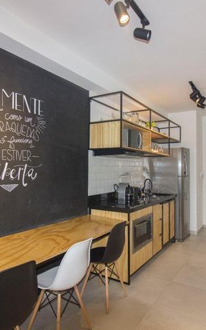 Studio para alugar com 42m², 1 quarto e sem vagaCozinha