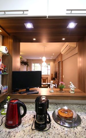 Apartamento à venda com 72m², 2 quartos e 1 vagaCozinha 