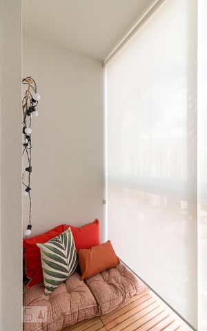 Studio para alugar com 38m², 1 quarto e 1 vagaVaranda