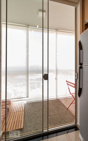 Studio para alugar com 38m², 1 quarto e 1 vagaVaranda
