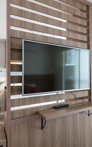 Studio para alugar com 38m², 1 quarto e 1 vagaQuarto - TV
