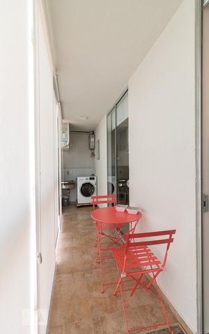 Studio para alugar com 38m², 1 quarto e 1 vagaVaranda