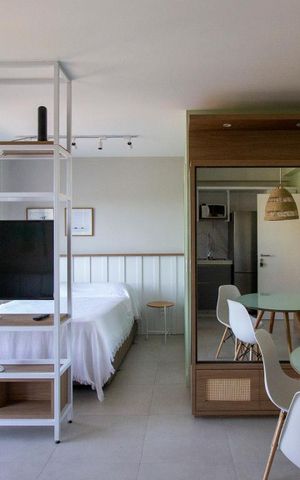 Studio para alugar com 40m², 1 quarto e 1 vagaSala