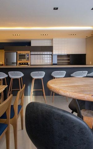 Studio para alugar com 40m², 1 quarto e 1 vagaArea comum - salão de festas