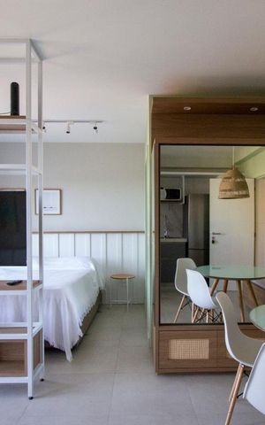 Studio para alugar com 40m², 1 quarto e 1 vagaSala
