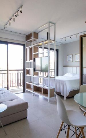 Studio para alugar com 40m², 1 quarto e 1 vagaSala