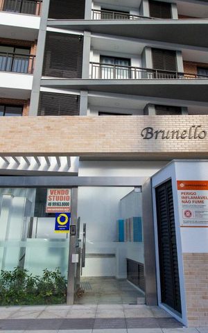 Studio para alugar com 40m², 1 quarto e 1 vagaFachada do condomínio