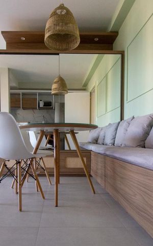 Studio para alugar com 40m², 1 quarto e 1 vagaSala