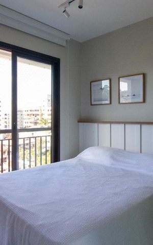 Studio para alugar com 40m², 1 quarto e 1 vagaQuarto