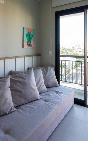 Studio para alugar com 40m², 1 quarto e 1 vagaSala