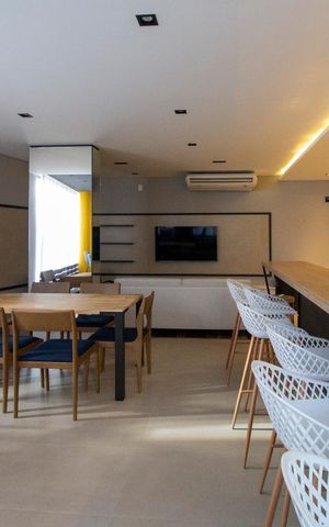 Studio para alugar com 40m², 1 quarto e 1 vagaArea comum - salão de festas
