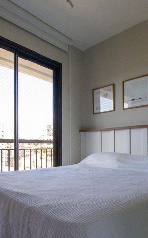 Studio para alugar com 40m², 1 quarto e 1 vagaQuarto