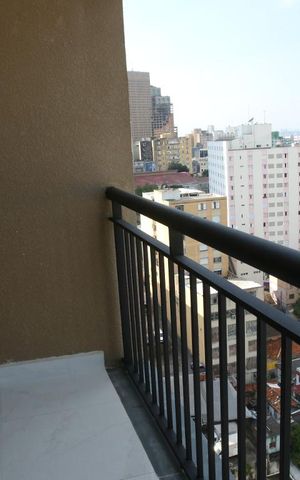 Studio à venda com 31m², 1 quarto e sem vagaSacada